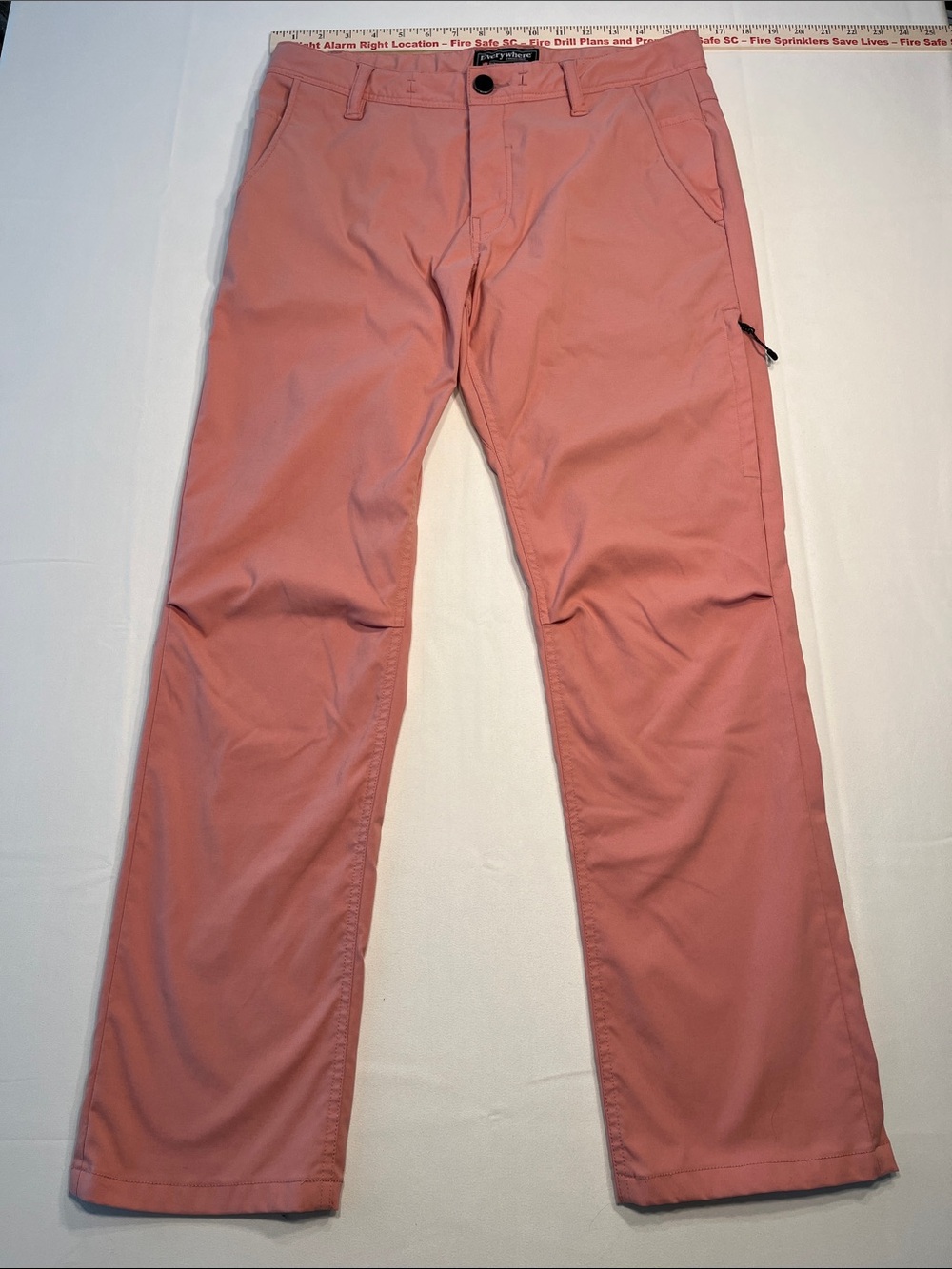 686 Everywhere Collection Relaxed Fit Pant W30 L30 Pink Technical Travel Outdoor